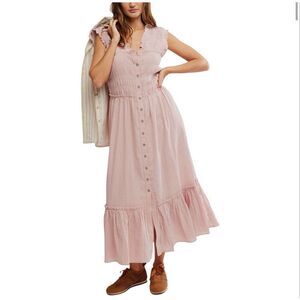Free People Desert Dazed Midi Dress M